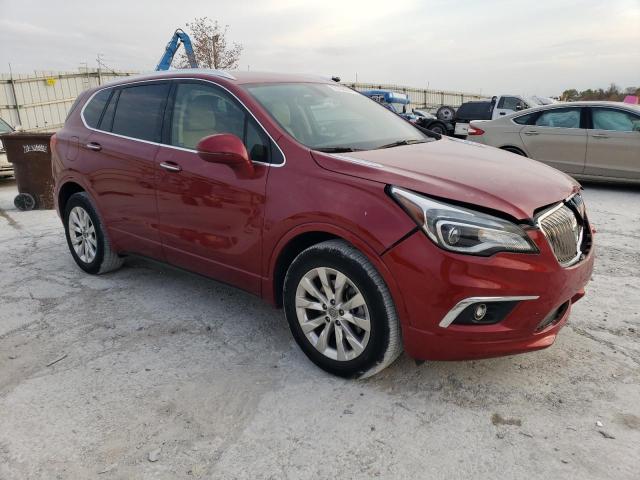 LRBFX2SA7JD009990 - 2018 BUICK ENVISION ESSENCE RED photo 4