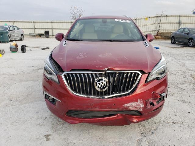 LRBFX2SA7JD009990 - 2018 BUICK ENVISION ESSENCE RED photo 5
