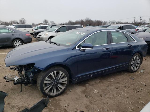 3LN6L5F93HR633605 - 2017 LINCOLN MKZ RESERVE BLUE photo 1