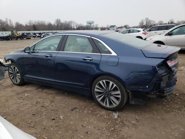 3LN6L5F93HR633605 - 2017 LINCOLN MKZ RESERVE ლურჯი ფოტო 2