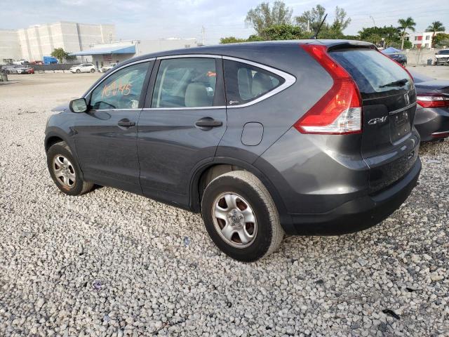 5J6RM3H36CL014333 - 2012 HONDA CR-V LX GRAY photo 2