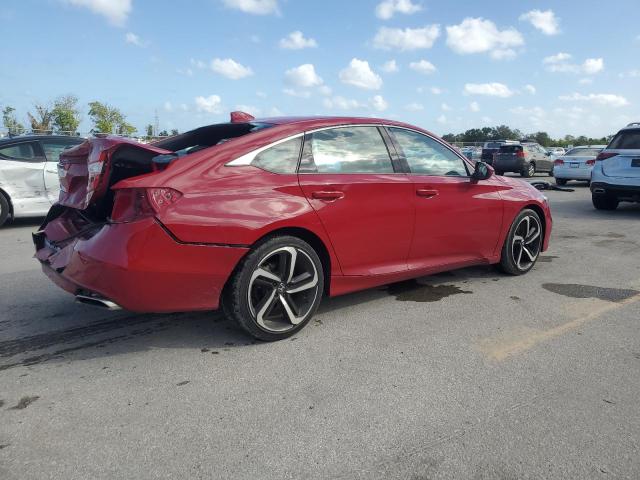 1HGCV1F35JA214601 - 2018 HONDA ACCORD SPORT RED photo 3