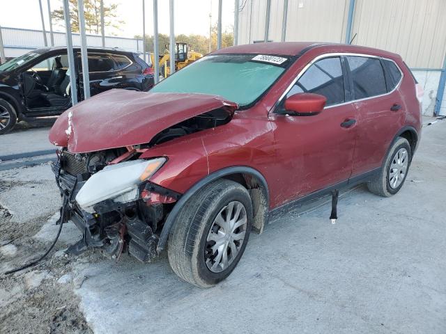 KNMAT2MT5GP600834 - 2016 NISSAN ROGUE S RED photo 1