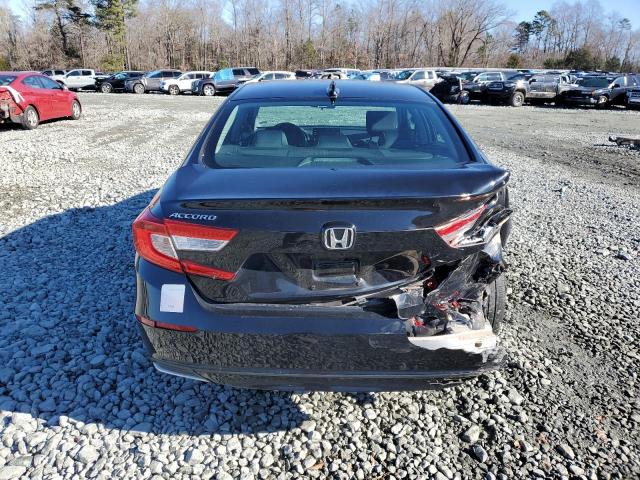 1HGCV1F12KA144541 - 2019 HONDA ACCORD LX BLACK photo 6