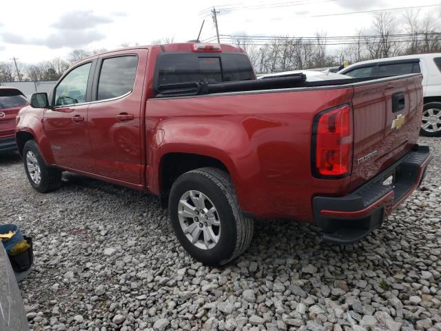 1GCGSCEA2G1255832 - 2016 CHEVROLET COLORADO LT RED photo 2