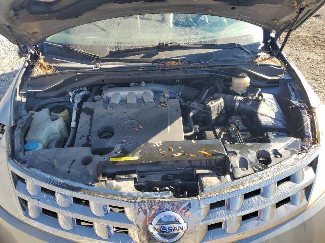 JN8AZ08T05W326737 - 2005 NISSAN MURANO SL GRAY photo 12