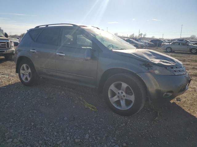 JN8AZ08T05W326737 - 2005 NISSAN MURANO SL GRAY photo 4