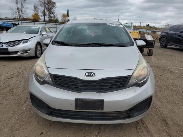 KNADM4A31D6282817 - 2013 KIA RIO LX SILVER photo 5