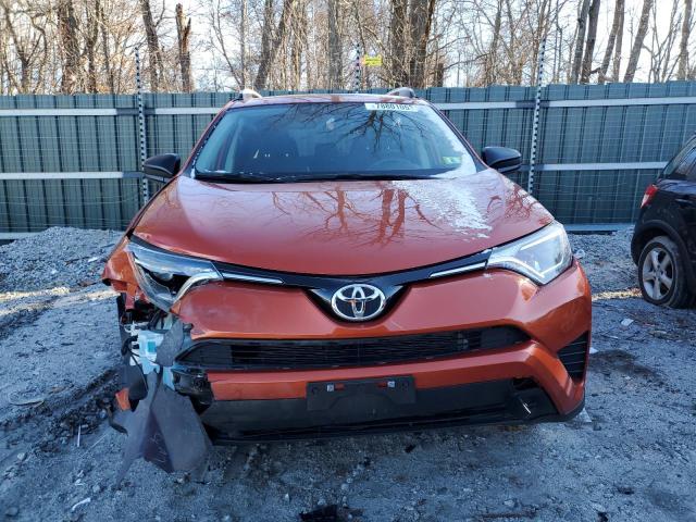 JTMBFREV5GD195497 - 2016 TOYOTA RAV4 LE ORANGE photo 5