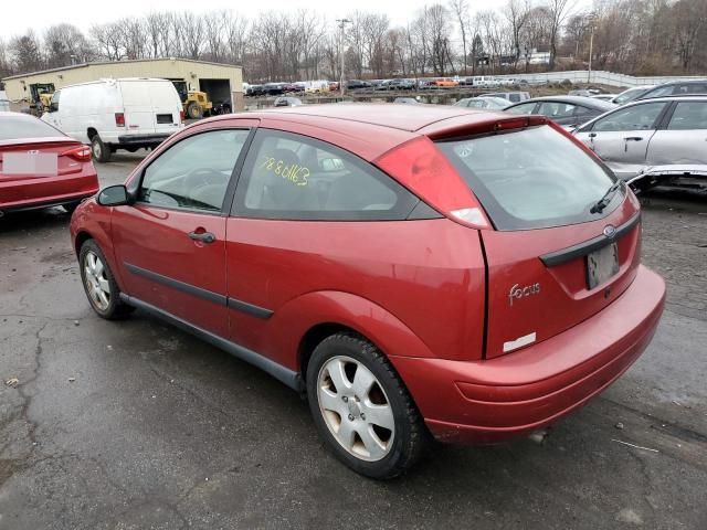 3FAFP31351R226493 - 2001 FORD FOCUS ZX3 RED photo 2