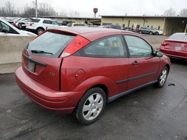 3FAFP31351R226493 - 2001 FORD FOCUS ZX3 RED photo 3