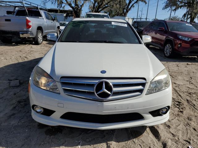 WDDGF54X58F161122 - 2008 MERCEDES-BENZ C 300 WHITE photo 5