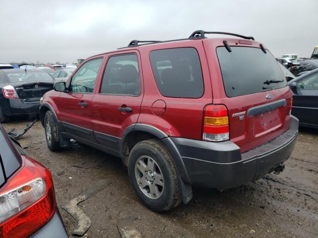 1FMYU93165KA46584 - 2005 FORD ESCAPE XLT RED photo 2