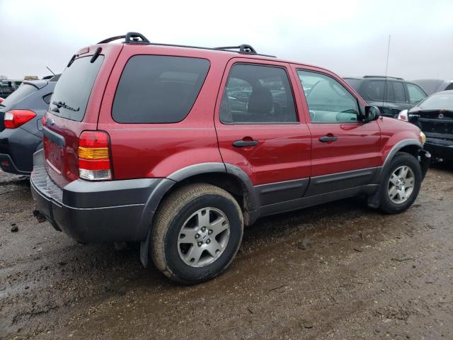 1FMYU93165KA46584 - 2005 FORD ESCAPE XLT RED photo 3