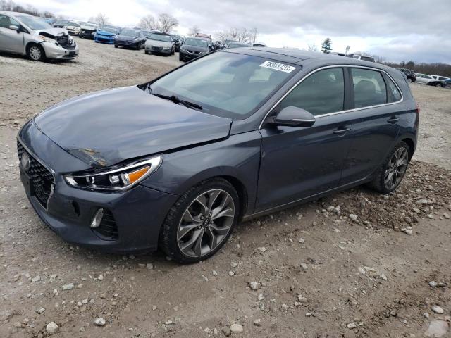 KMHH55LC8JU033633 - 2018 HYUNDAI ELANTRA GT SPORT GRAY photo 1