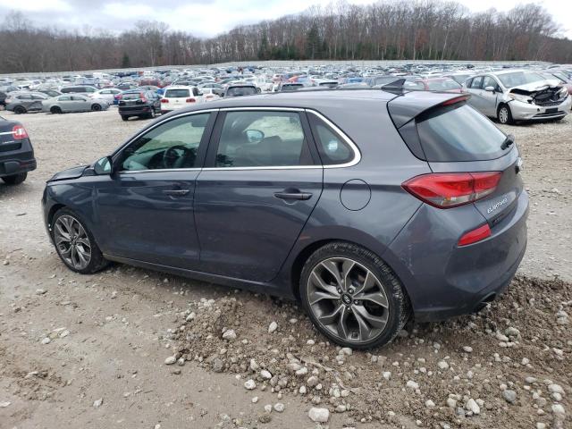 KMHH55LC8JU033633 - 2018 HYUNDAI ELANTRA GT SPORT GRAY photo 2