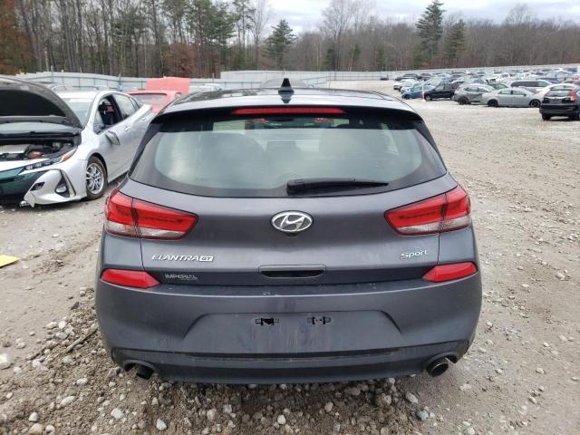 KMHH55LC8JU033633 - 2018 HYUNDAI ELANTRA GT SPORT GRAY photo 6