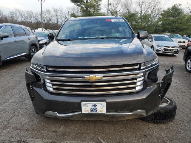 1GNSKTKL4MR111820 - 2021 CHEVROLET TAHOE K1500 HIGH COUNTRY GRAY photo 5