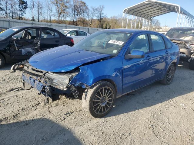 1FAHP3GN0BW108559 - 2011 FORD FOCUS SES BLUE photo 1