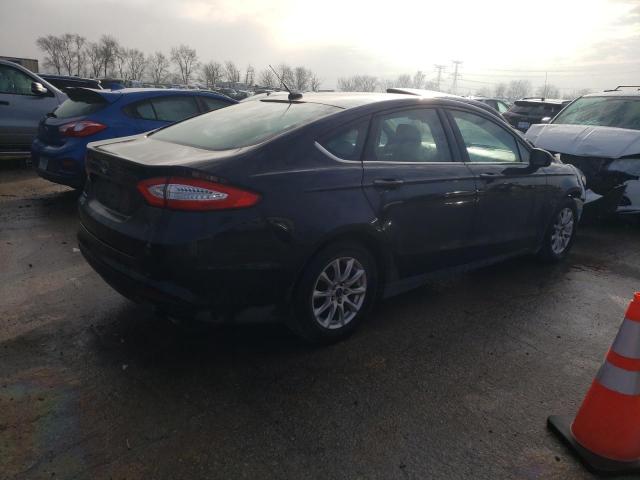 3FA6P0G79FR289676 - 2015 FORD FUSION S BLACK photo 3