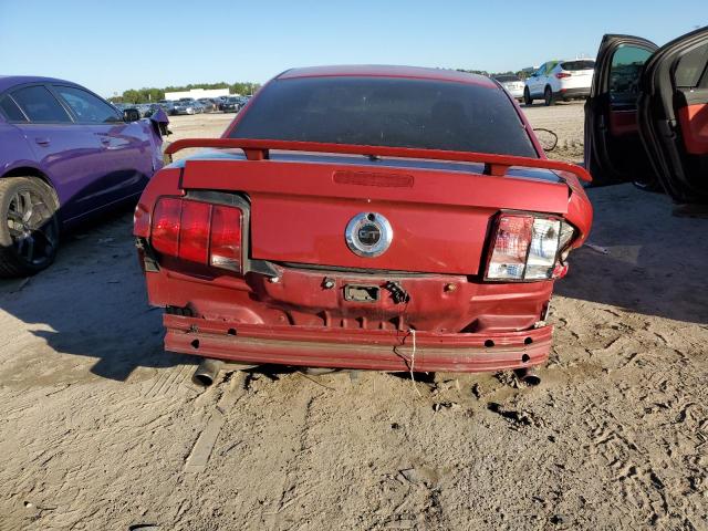 1ZVHT82H185131154 - 2008 FORD MUSTANG GT RED photo 6