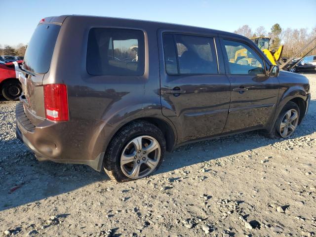 5FNYF4H58EB052493 - 2014 HONDA PILOT EXL BROWN photo 3