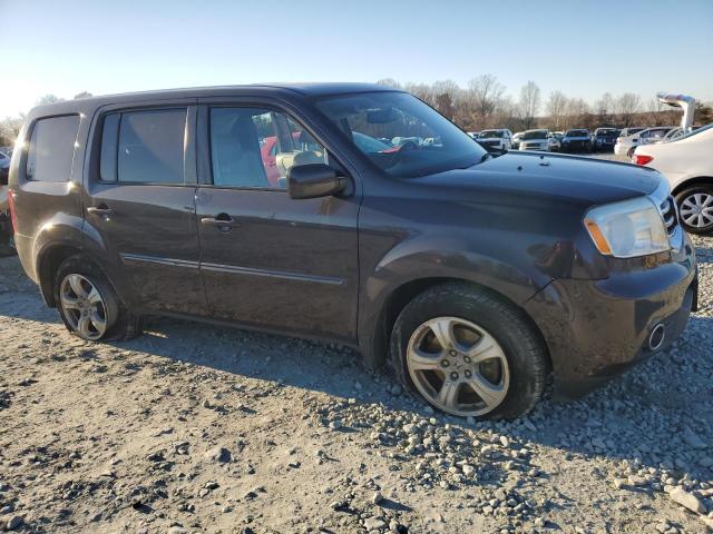 5FNYF4H58EB052493 - 2014 HONDA PILOT EXL BROWN photo 4