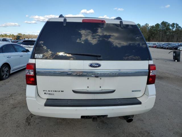 1FMJU1LTXFEF12327 - 2015 FORD EXPEDITION PLATINUM WHITE photo 6