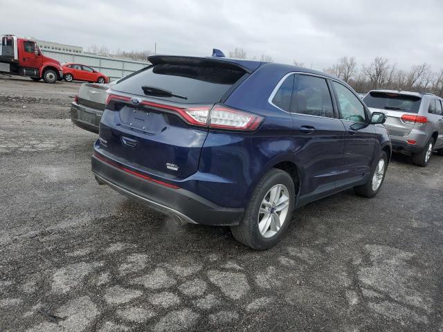 2FMPK3J99GBB88643 - 2016 FORD EDGE SEL BLUE photo 3