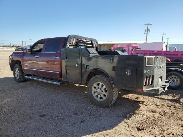 1GC4K1E81FF567999 - 2015 CHEVROLET SILVERADO K3500 HIGH COUNTRY BURGUNDY photo 2