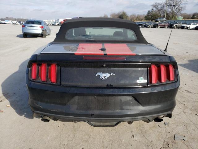 1FATP8UH4H5287452 - 2017 FORD MUSTANG BLACK photo 6