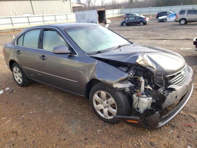 KNAGE123485275122 - 2008 KIA OPTIMA LX GRAY photo 4