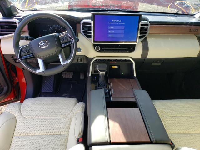 5TFMC5AB6PX002469 - 2023 TOYOTA TUNDRA CREWMAX PLATINUM Rot Foto 8