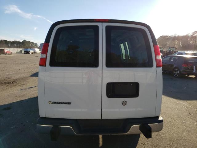 1GCWGAFG0K1308007 - 2019 CHEVROLET EXPRESS G2 WHITE photo 6