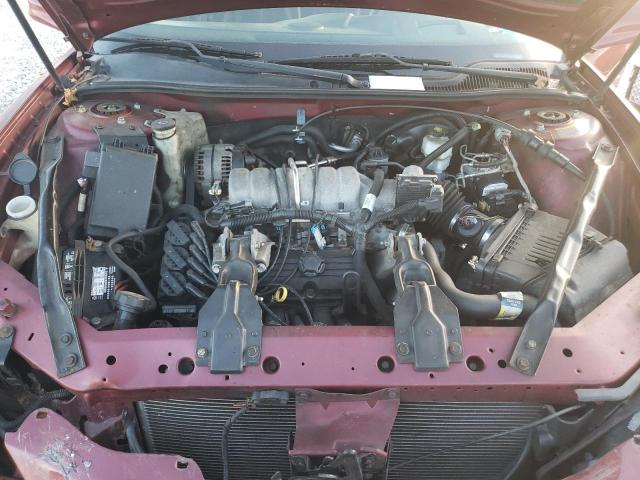 2G2WS522641374806 - 2004 PONTIAC GRAND PRIX GT2 ბურგუნდია ფოტო 11