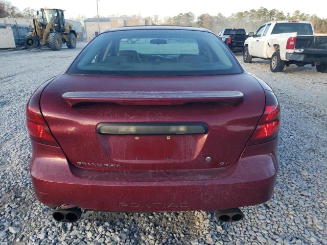 2G2WS522641374806 - 2004 PONTIAC GRAND PRIX GT2 BURGUNDY photo 6