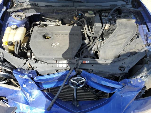 JM1BK324771626895 - 2007 MAZDA 3 S BLUE photo 11