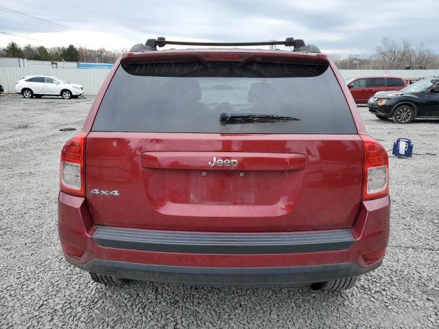 1C4NJDBB6CD638906 - 2012 JEEP COMPASS SPORT RED photo 6