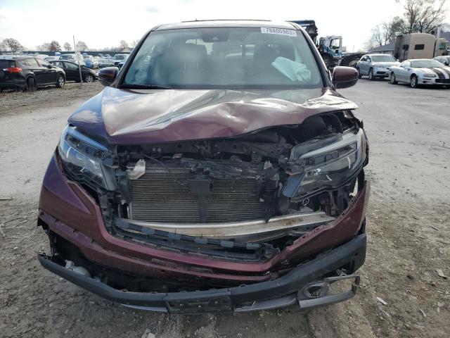 5FPYK3F78KB008412 - 2019 HONDA RIDGELINE RTL MAROON photo 5