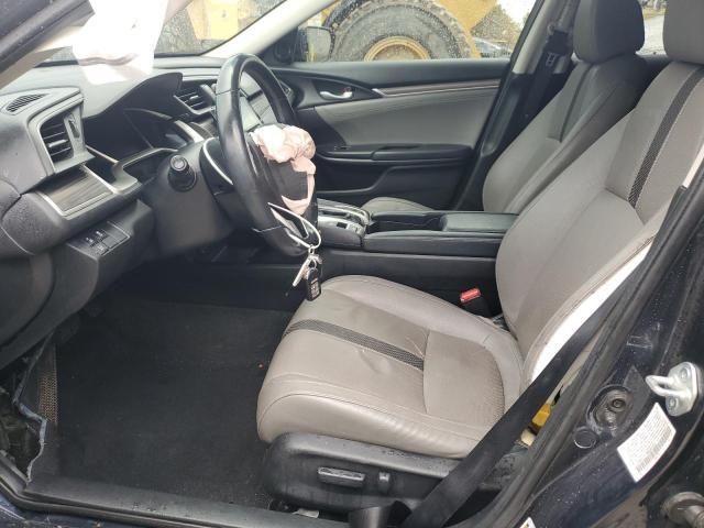 19XFC1F75ME001332 - 2021 HONDA CIVIC EXL ლურჯი ფოტო 7