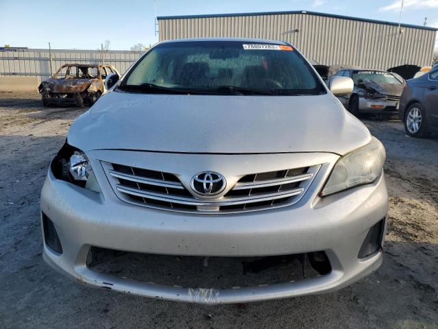 5YFBU4EE5DP155809 - 2013 TOYOTA COROLLA BASE SILVER photo 5