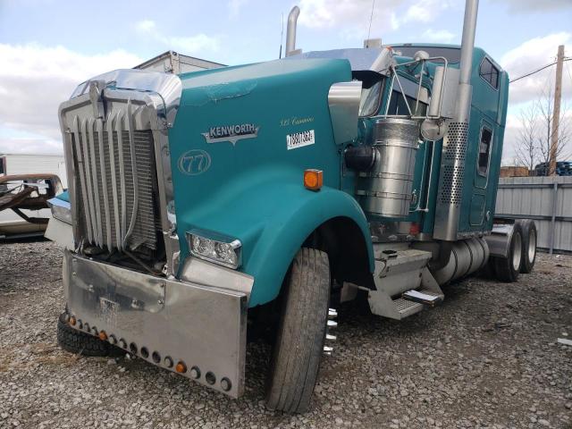 1XKWD29X9VJ733924 - 1997 KENWORTH CONSTRUCTI W900 GREEN photo 2