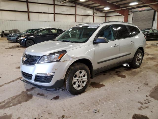 1GNKRFKD0HJ138006 - 2017 CHEVROLET TRAVERSE LS SILVER photo 1