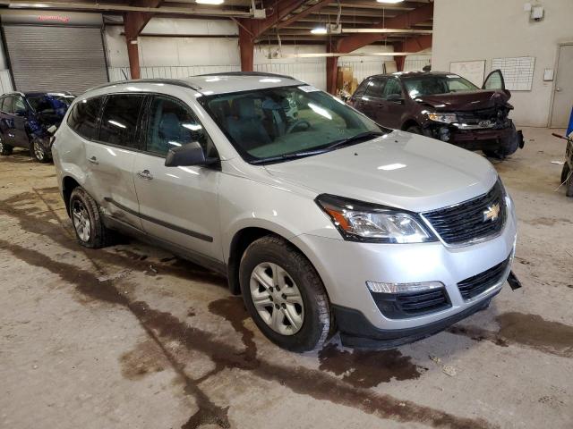 1GNKRFKD0HJ138006 - 2017 CHEVROLET TRAVERSE LS SILVER photo 4