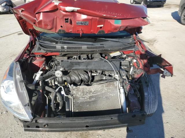 3N1CN7AP3HK441339 - 2017 NISSAN VERSA S RED photo 11