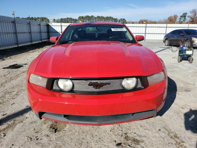 1ZVBP8CHXA5104842 - 2010 FORD MUSTANG GT RED photo 5