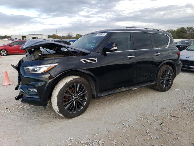 JN8AZ2AE7M9271448 - 2021 INFINITI QX80 LUXE BLACK photo 1