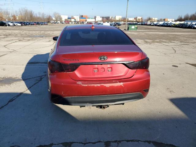 5NPEB4AC4EH888861 - 2014 HYUNDAI SONATA GLS RED photo 6