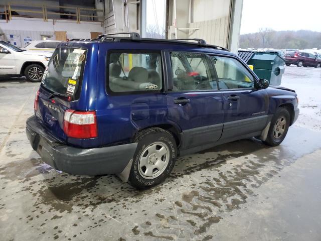 JF1SF63511H764885 - 2001 SUBARU FORESTER L BLUE photo 3