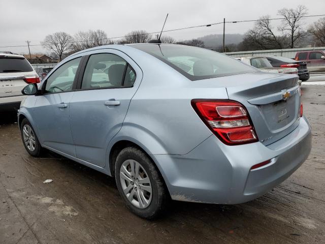 1G1JB5SH4H4136823 - 2017 CHEVROLET SONIC LS SILVER photo 2